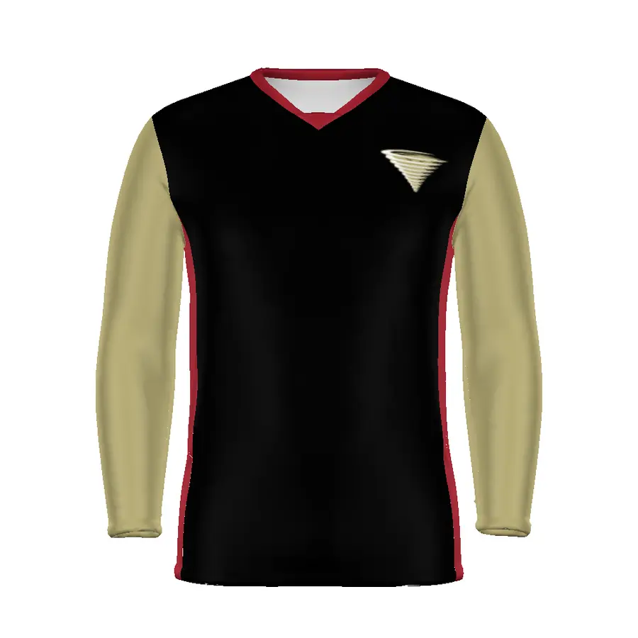 High Five Youth FreeStyle Sublimated Elite Long Sleeve Soccer Jersey in All-Over Pattern