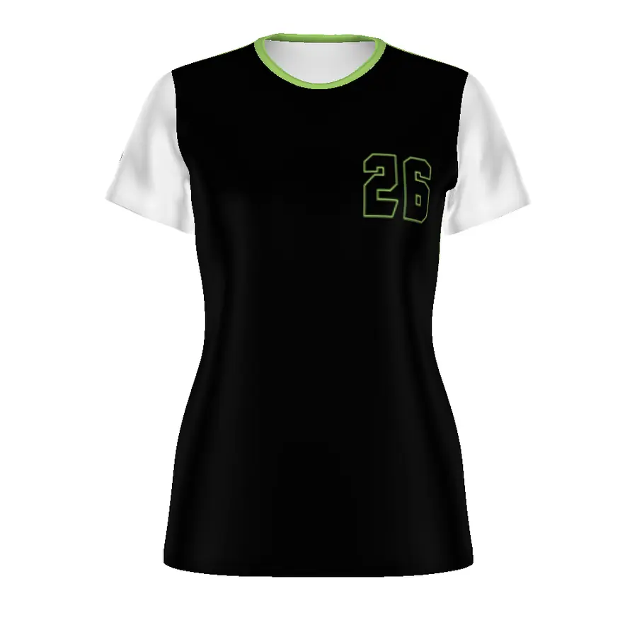 Holloway Ladies Freestyle Sublimated Turbo Crew Neck TEE in All-Over Pattern