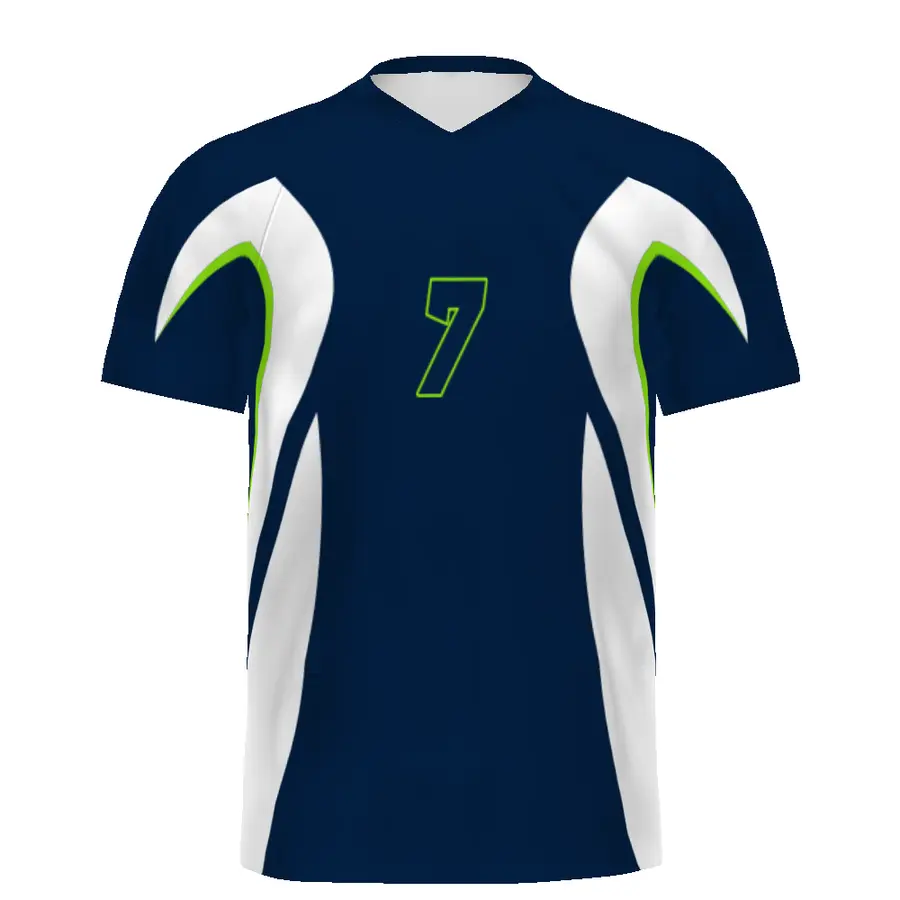 High Five FreeStyle Sublimated Turbo V-Neck Soccer Jersey in Boomerang