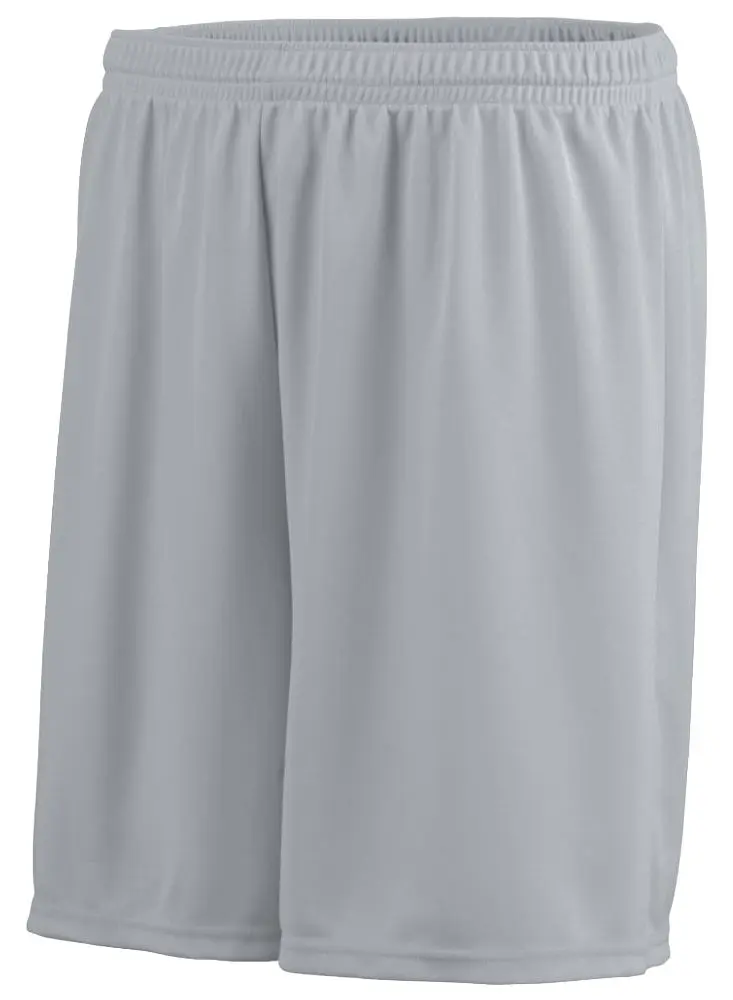 Augusta Youth Octane Shorts in Silver Grey