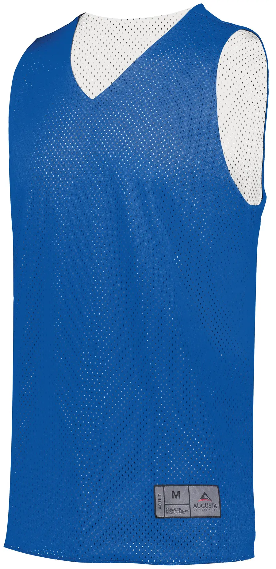 Augusta Tricot Mesh Reversible Jersey 2.0 in Royal/White