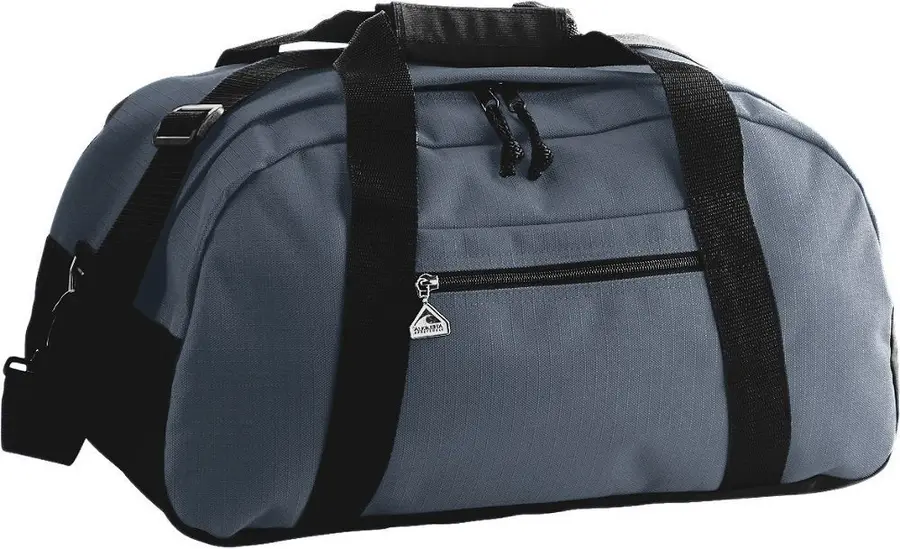 Augusta Large Ripstop Duffel Bag in Graphite/Black