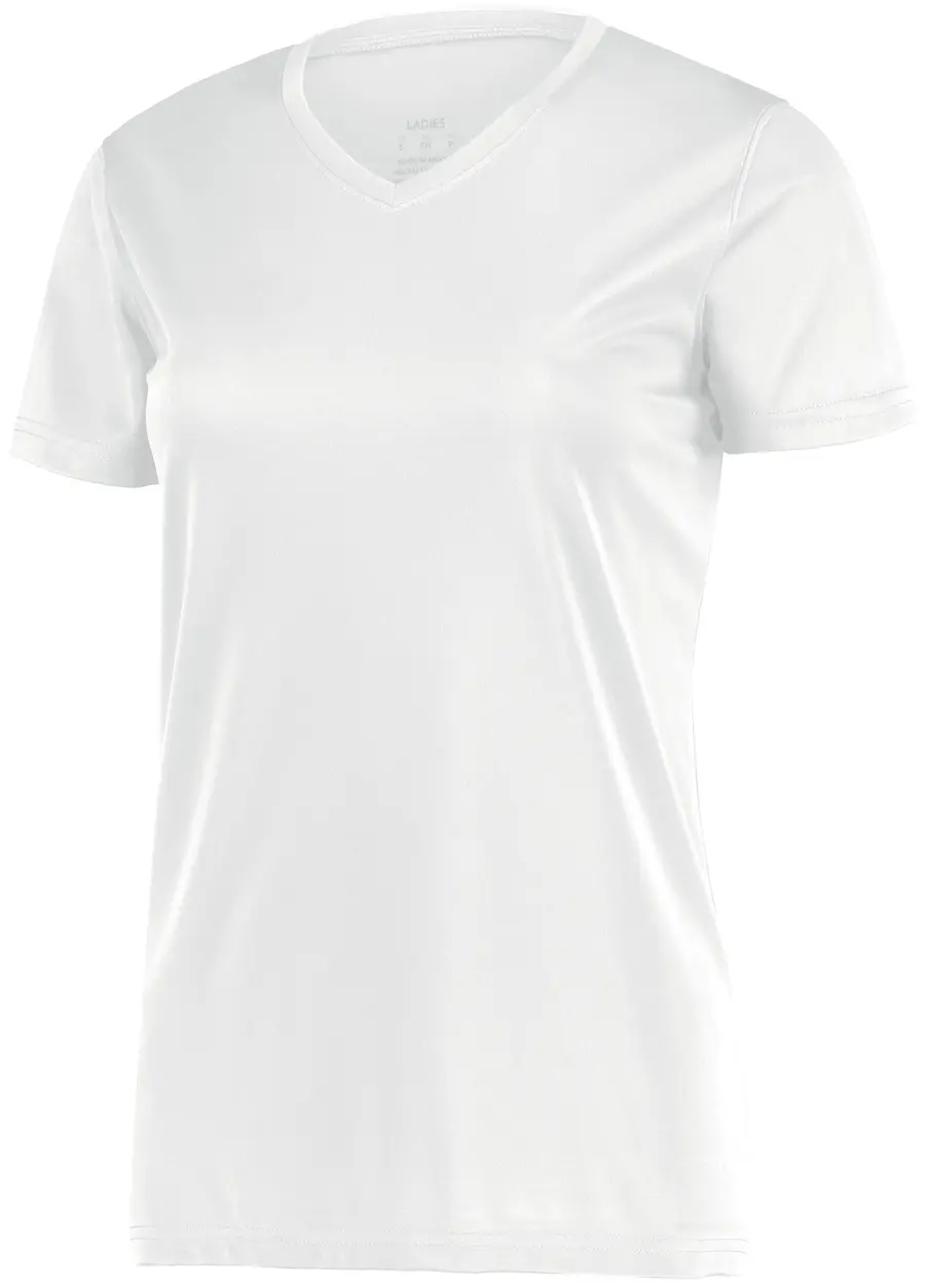 Augusta Ladies NexGen Wicking Tee in White