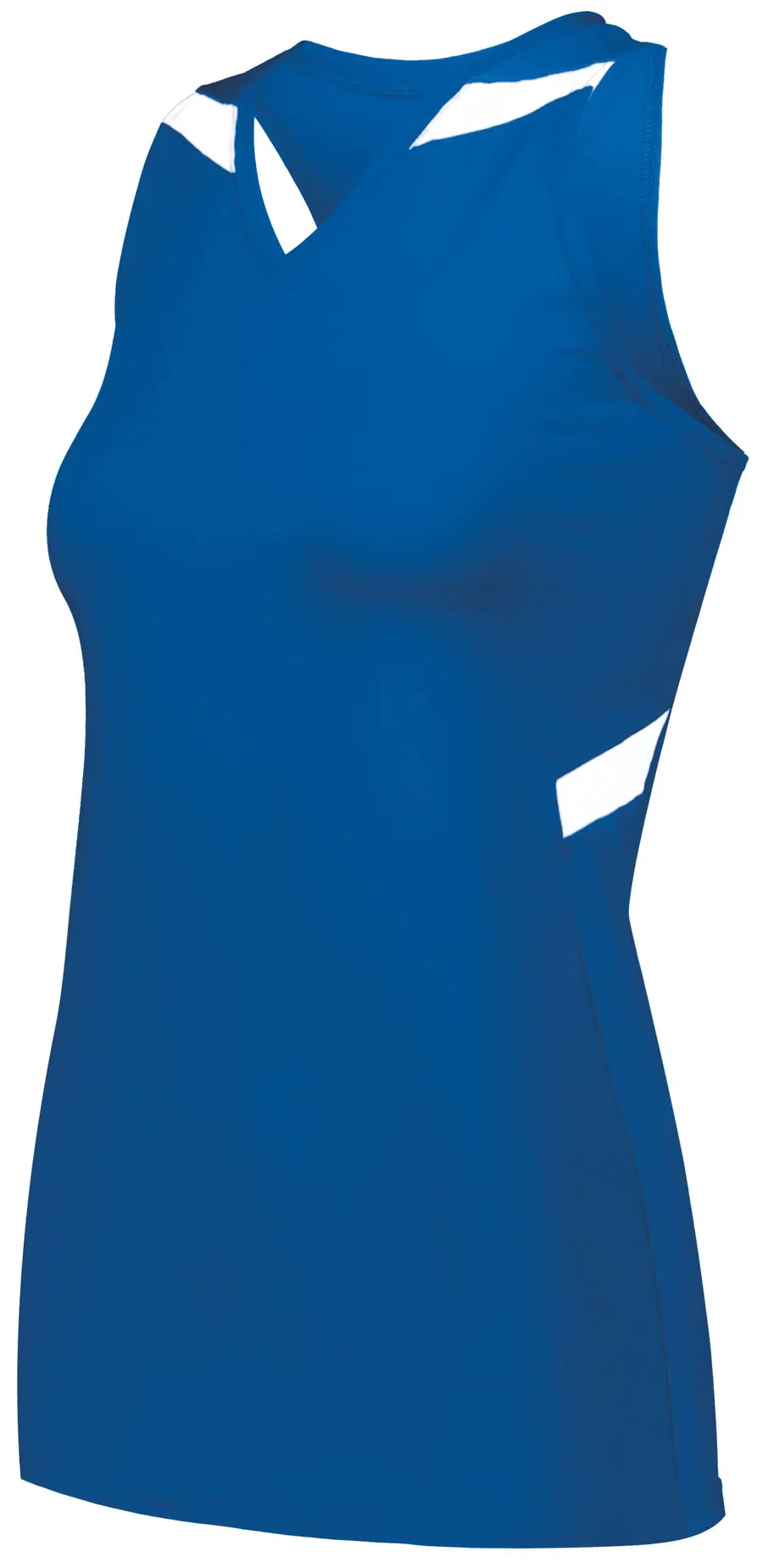 Holloway Ladies PR Max Compression Jersey in Royal/White