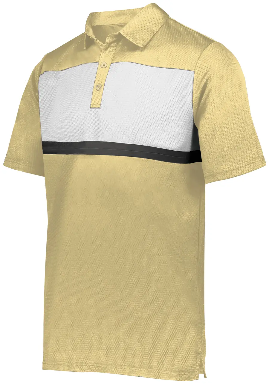 Holloway Prism Bold Polo in Vegas Gold/White