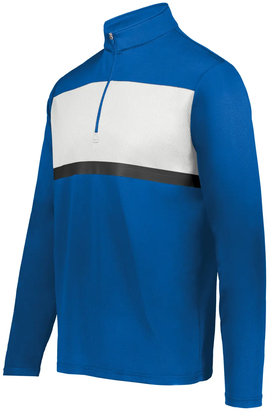 Holloway Prism Bold 1/4 Zip Pullover in Royal/White