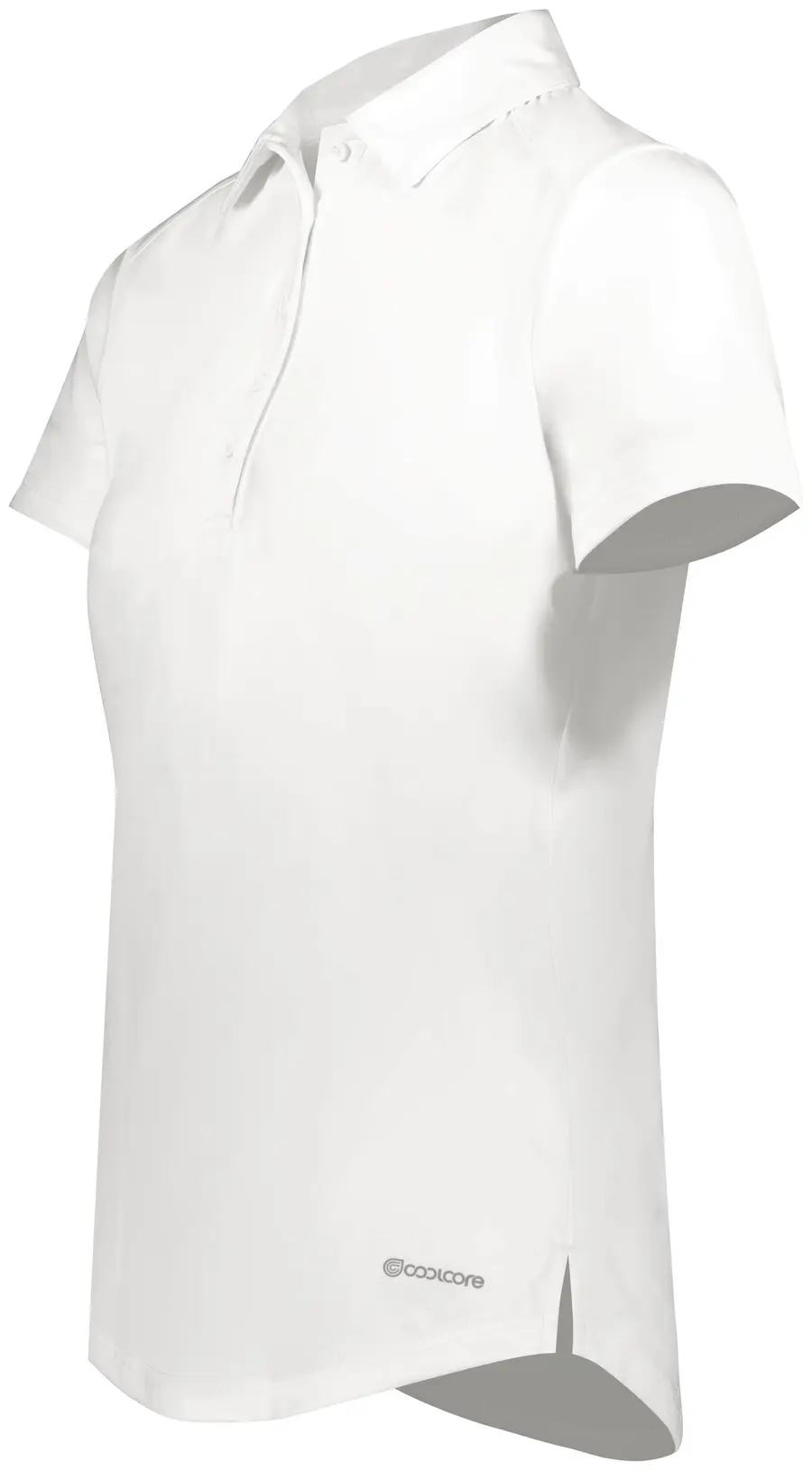 Holloway Ladies Electrify Polo Powered by Coolcore in White