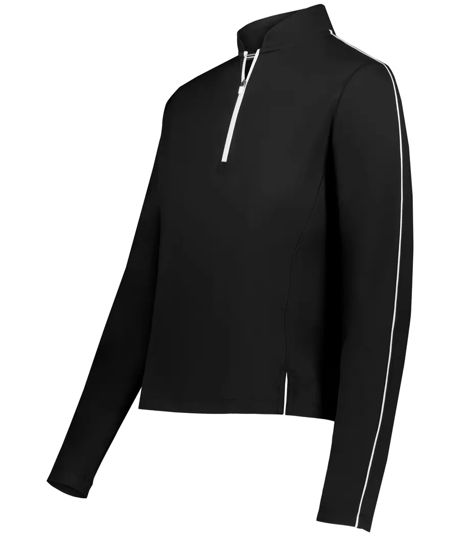 Holloway Ladies Court 1/4-ZIP Pullover in Black
