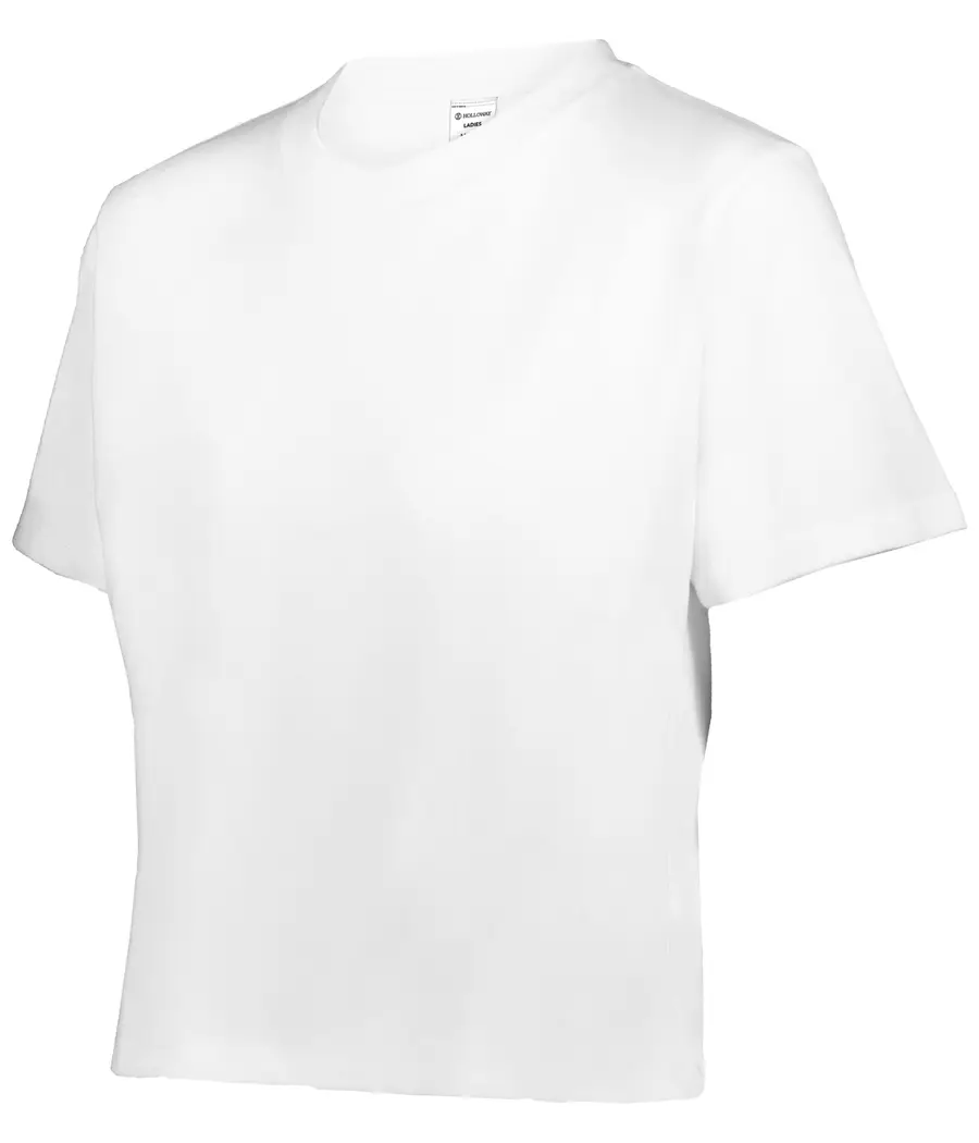 Holloway Ladies Sidney Heavyweight Boxy TEE in White