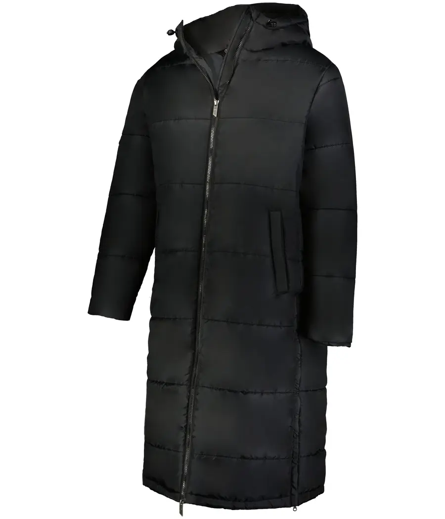 Holloway Cold Secure Long Puffer Jacket in Black