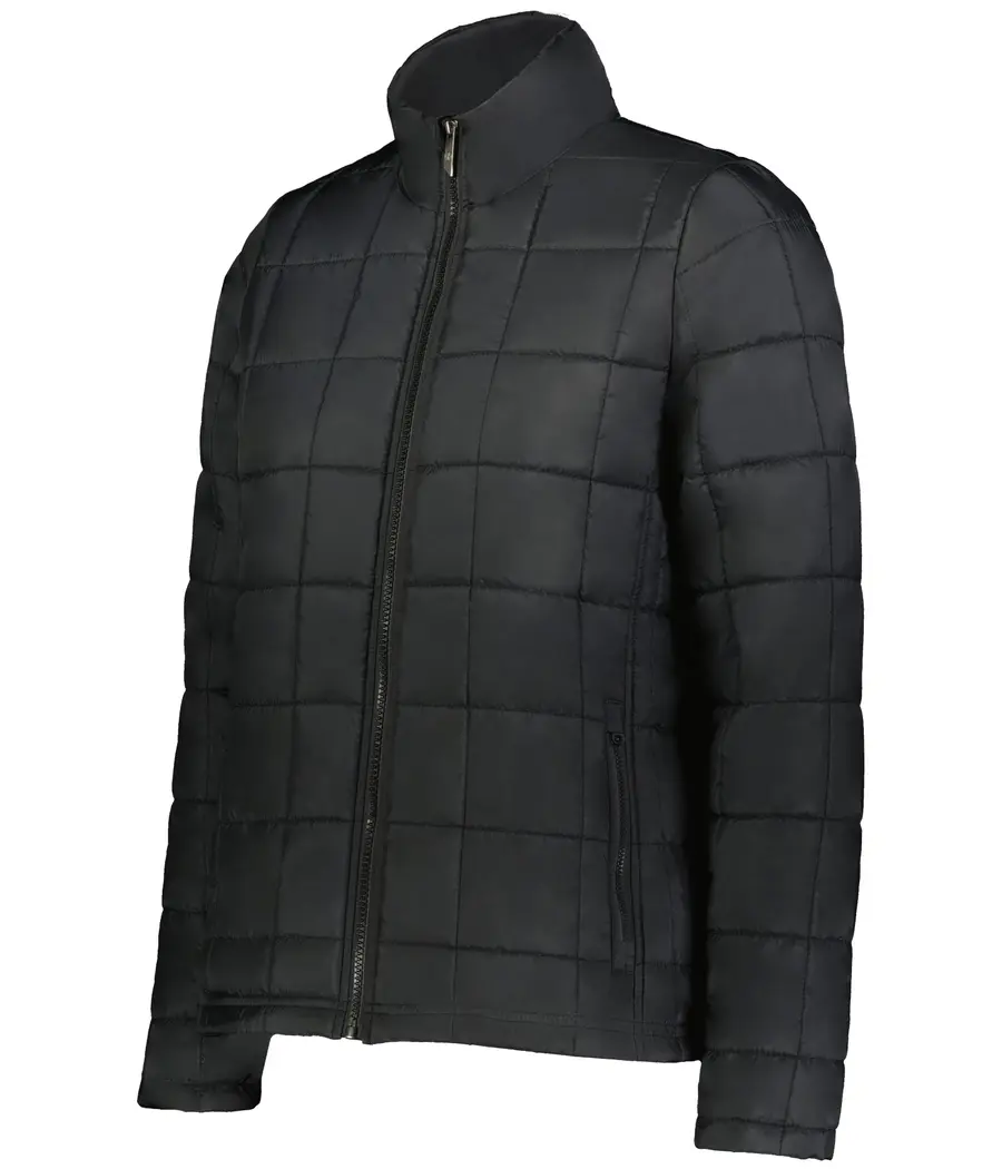 Holloway Ladies Cold Secure Puffer Jacket in Black