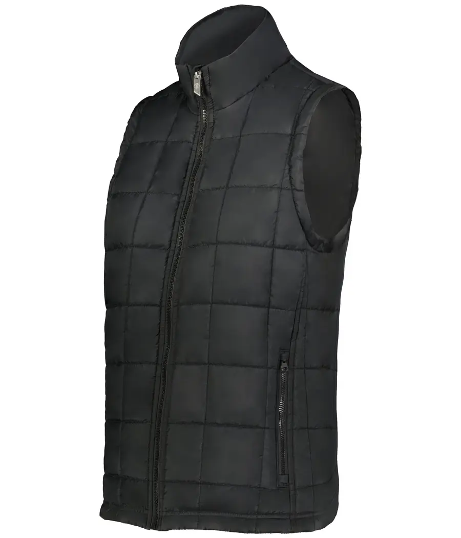 Holloway Ladies Cold Secure Puffer Vest in Black