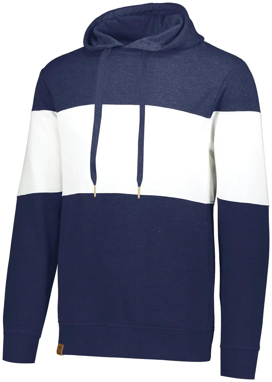 Holloway All-American Hoodie in Navy Heather/White