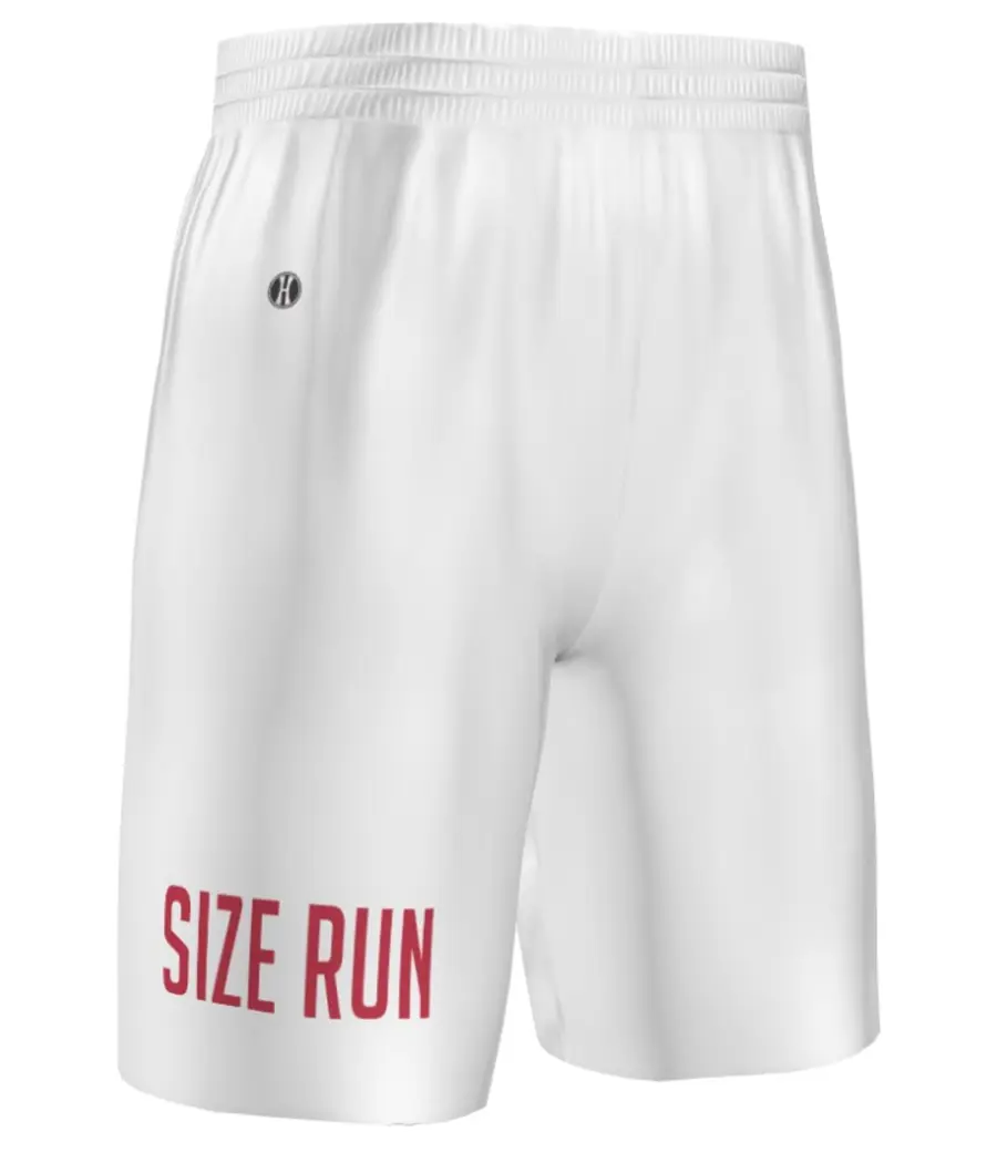 Holloway Youth FreeStyle Sublimated Lightweight 8 Inch Basketball Shorts in White