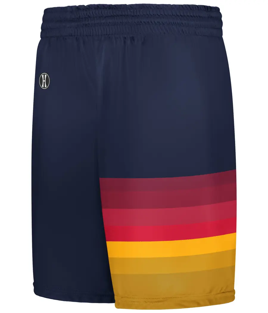 Holloway FreeStyle Sublimated Lightweight 6-inch Basketball Shorts in Design 99 Color