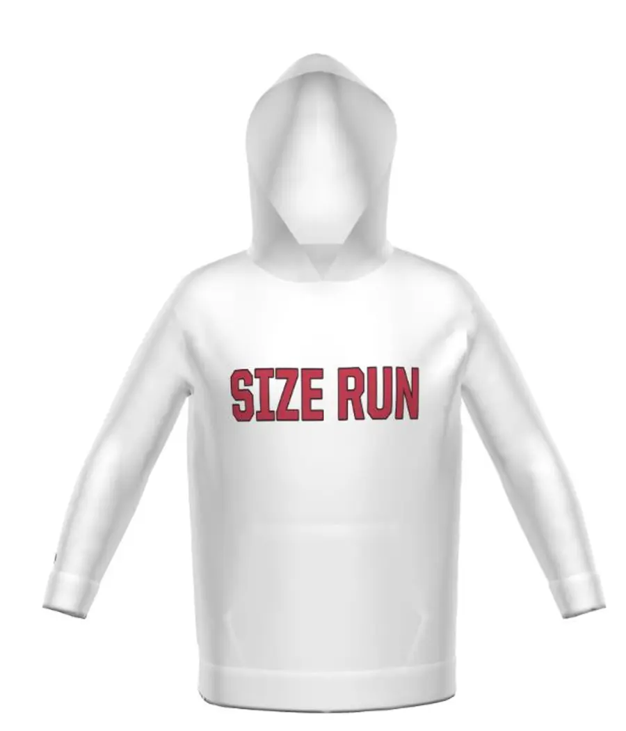 Holloway FreeStyle Sublimated Fleece Hoodie in White