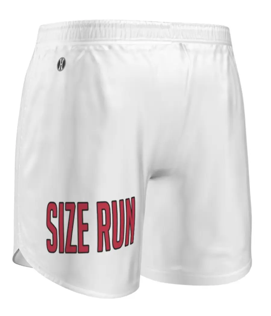 Holloway FreeStyle Sublimated Traditional Track Shorts in White