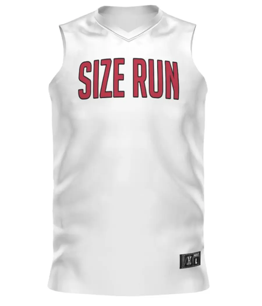Holloway Youth FreeStyle Sublimated Turbo Lightweight Basketball Jersey in White