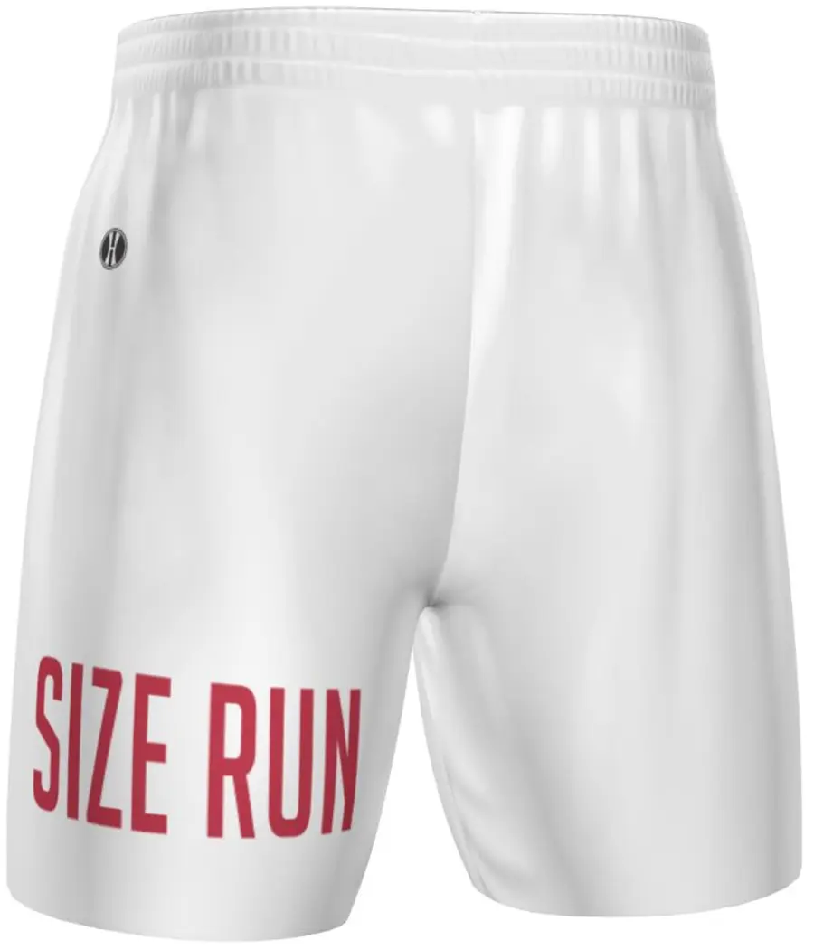 Holloway Youth FreeStyle Sublimated 4-Way Stretch 7 Inch Basketball Shorts in White