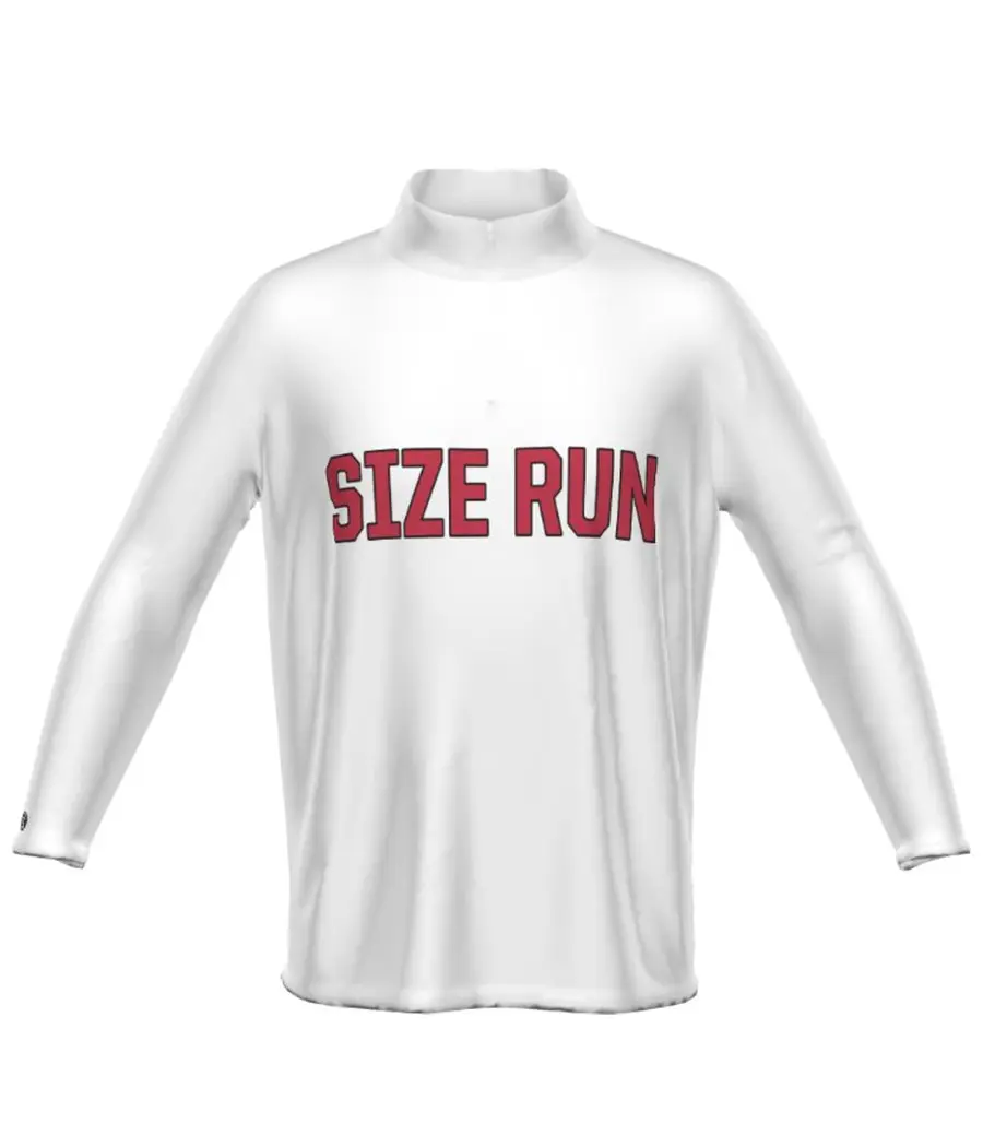Holloway Youth FreeStyle Sublimated Fleece 1/4 Zip Pullover in White
