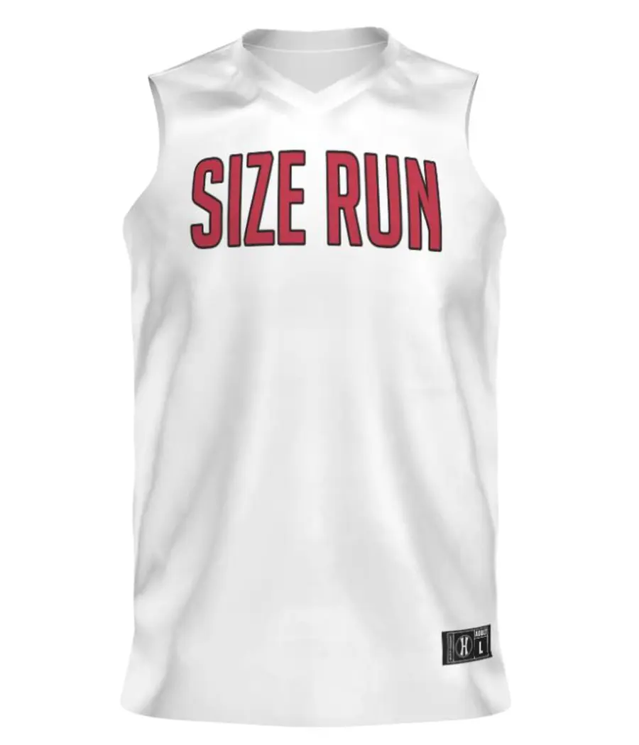 Holloway Ladies FreeStyle Sublimated 4-Way Stretch Traditional Basketball Jersey in White