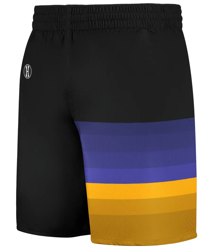 Holloway Ladies FreeStyle Sublimated Reversible 6-inch Basketball Shorts in Design 01 Color