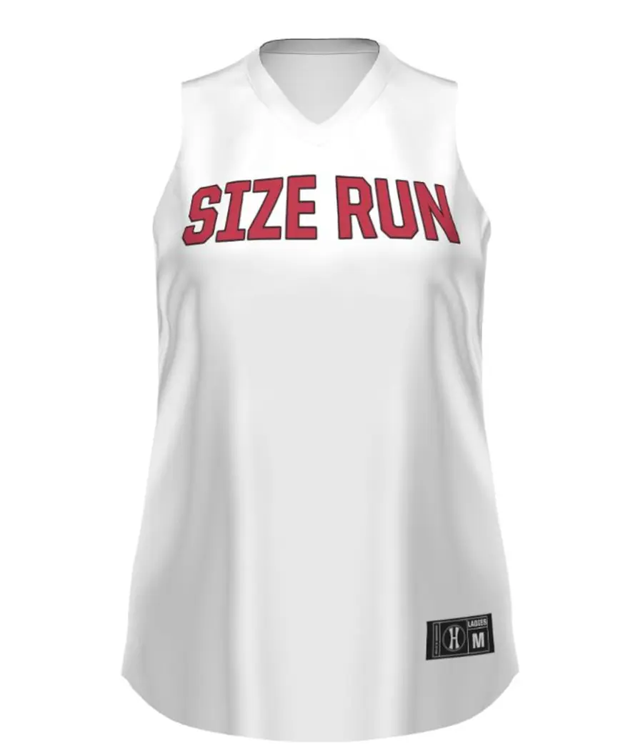 Holloway Girls FreeStyle Sublimated Pin-Dot Sleeveless Softball Jersey in White