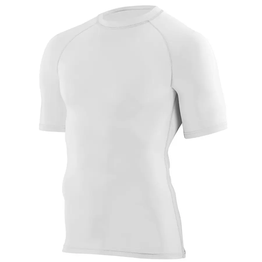 Augusta Hyperform Compression Short Sleeve Tee in White