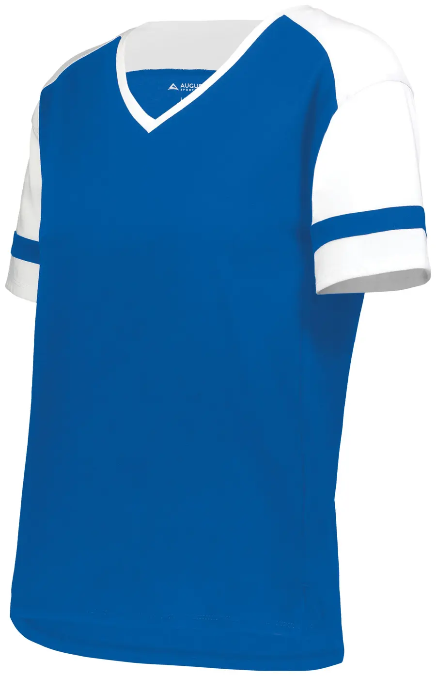 Augusta Ladies Fanatic 2.0 Tee in Royal/White