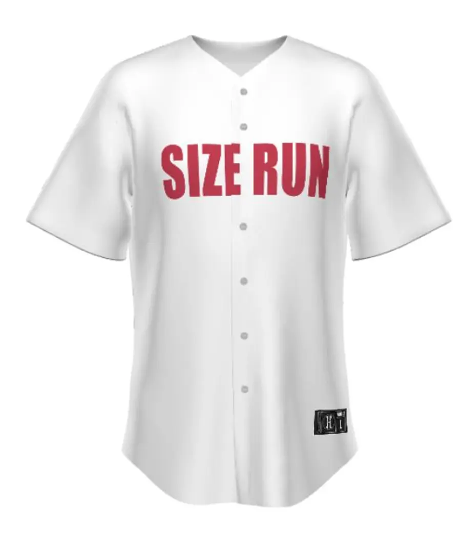 Holloway FreeStyle Sublimated Full-Button Baseball Jersey in Sub Deco Size Run