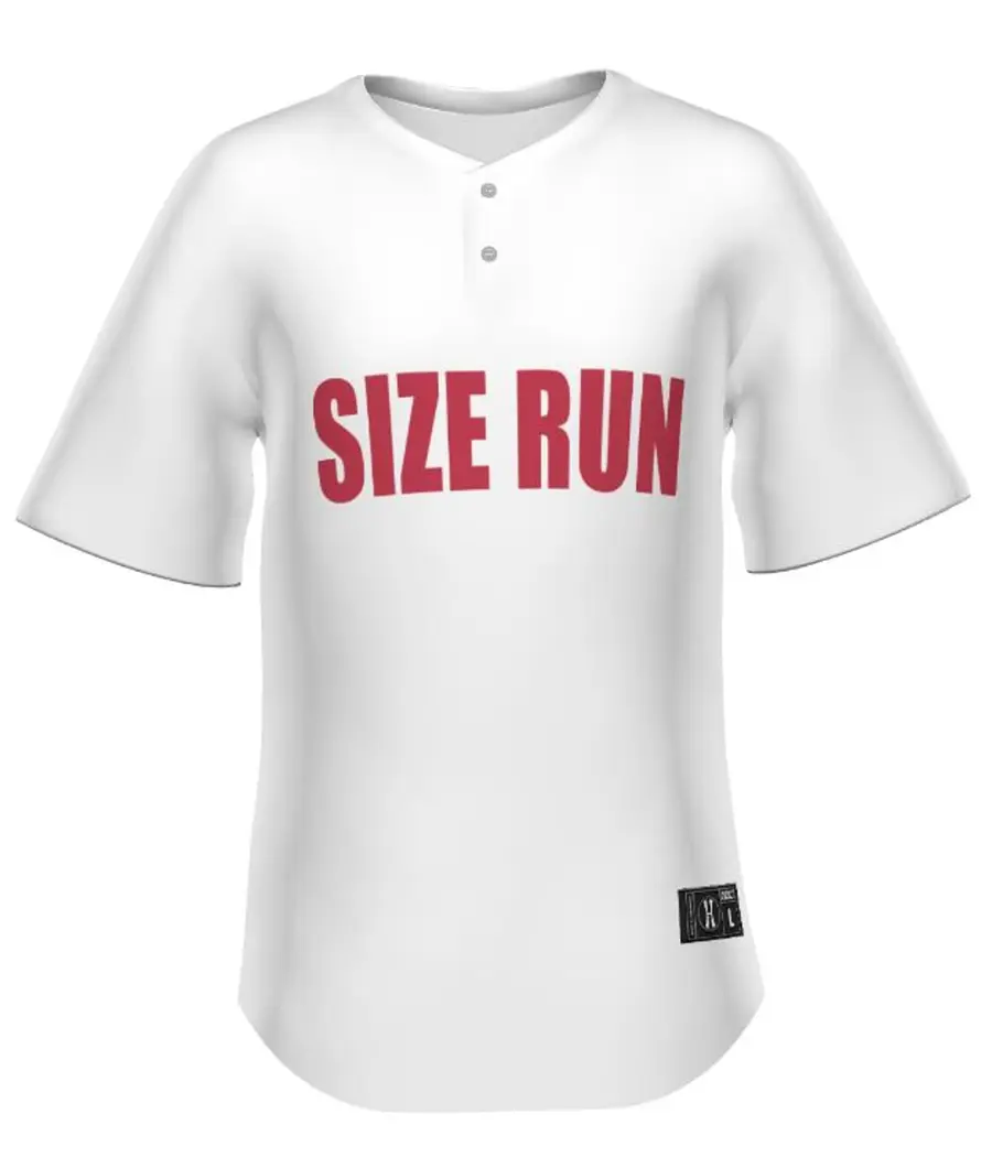 Holloway FreeStyle Sublimated Lightweight Two-Button Baseball Jersey in Sub Deco Size Run