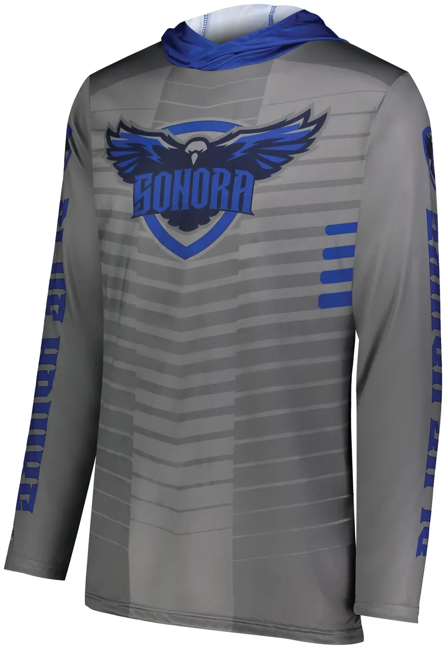 Holloway FreeStyle Sublimated Long Sleeve Hoodie in Design 02 Color