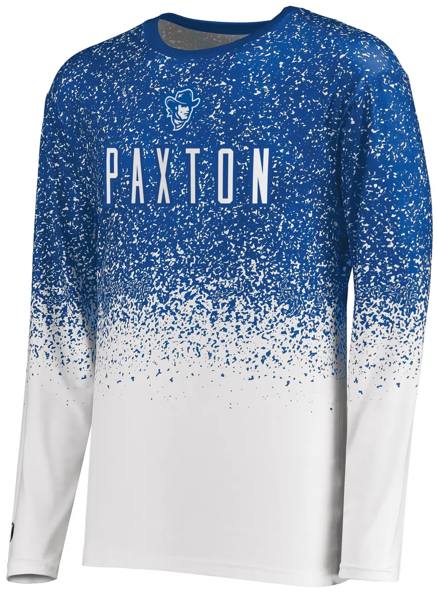 Holloway FreeStyle Sublimated Cotton-Touch Poly Long Sleeve Tee in Design 02 Color