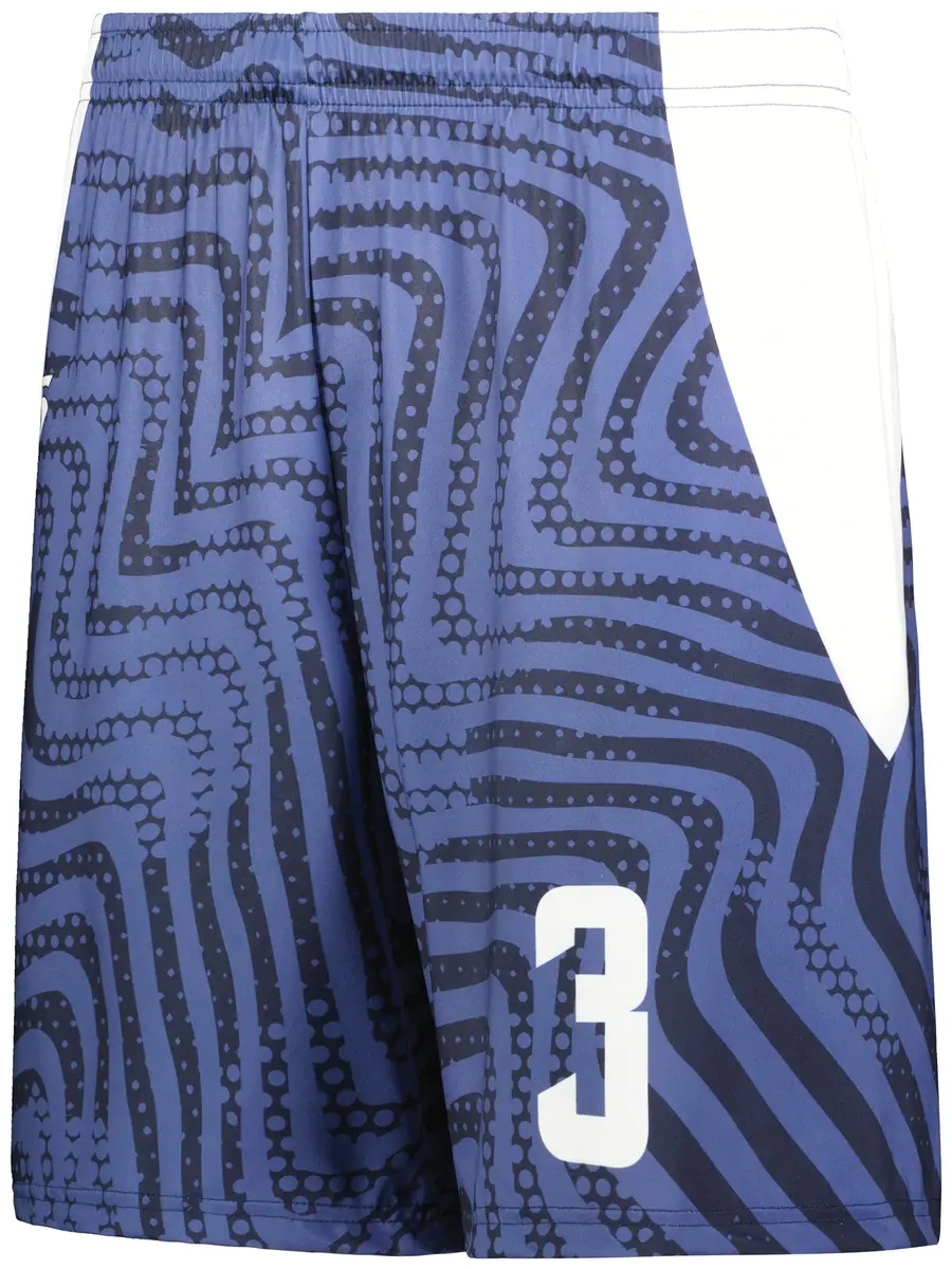 High Five FreeStyle Sublimated Elite 7" Soccer Shorts in Sub Deco Size Run