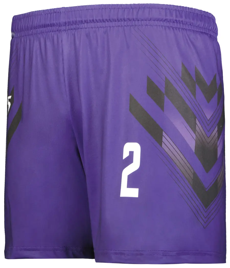 High Five Ladies FreeStyle Sublimated Elite 5" Soccer Shorts in Sub Deco Size Run