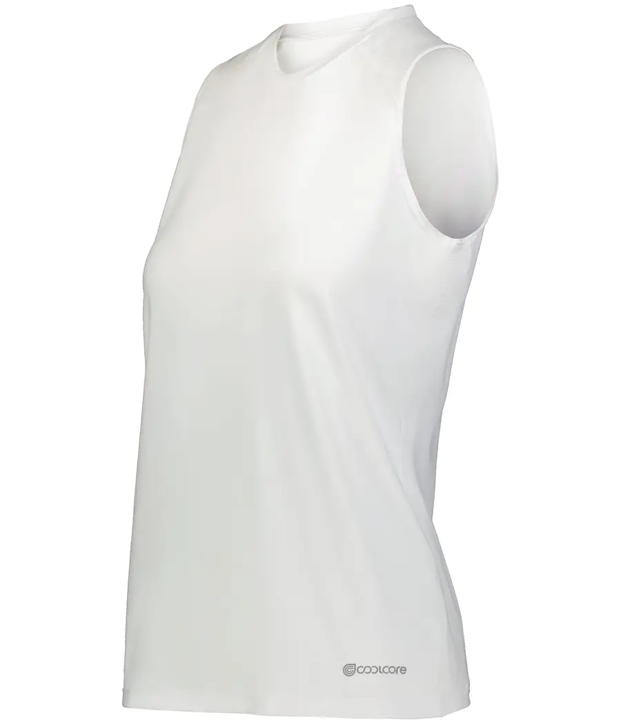 High Five Ladies TruHit Sleeveless Jersey in White