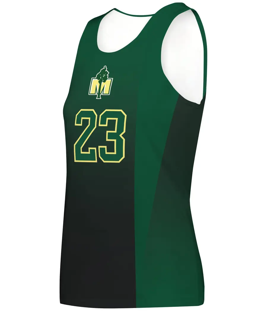 High Five Ladies FreeStyle Sublimated Racerback Sleeveless Volleyball Jersey in Design 01 Color