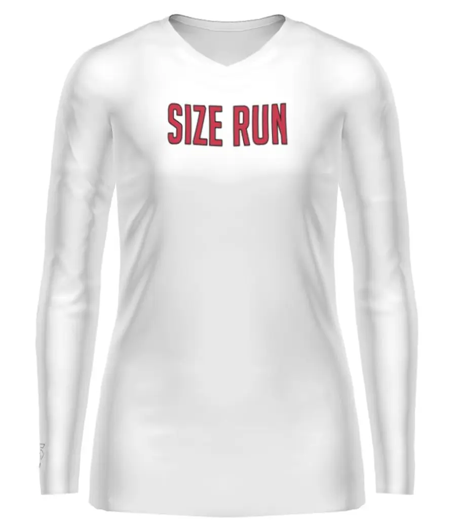High Five Girls FreeStyle Sublimated Long Sleeve Volleyball Jersey in Sub Deco Size Run