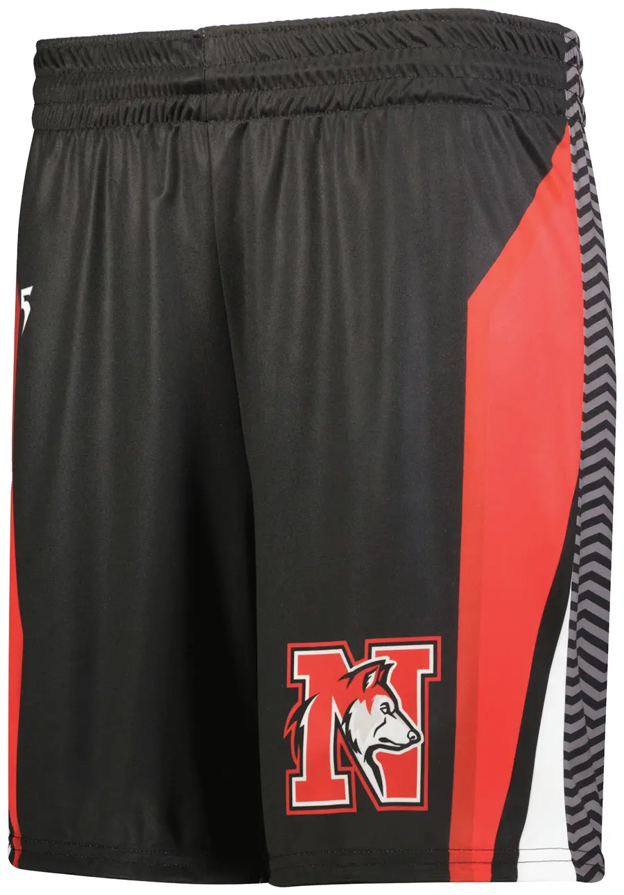 High Five FreeStyle Sublimated Volleyball Shorts in Sub Deco Size Run