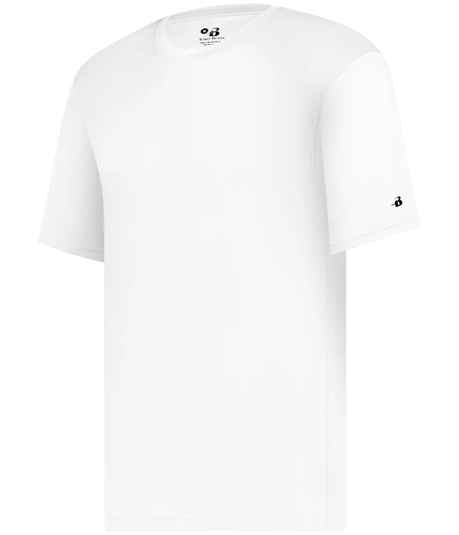 Badger Sport Ultimate Softlock TEE in White