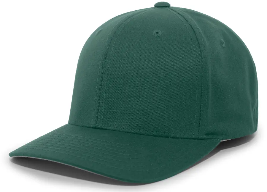 Pacific Headwear Twill Stretchfit Cap in Dark Green
