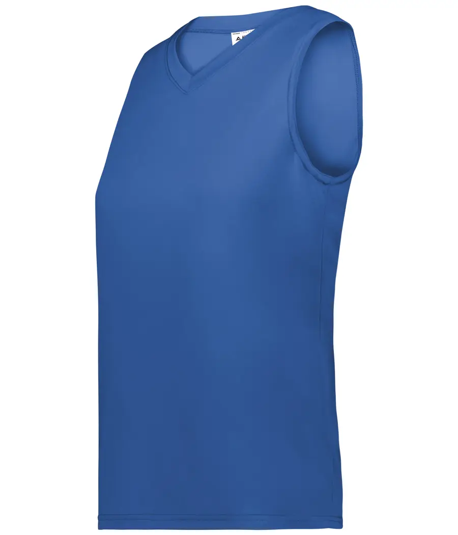 Augusta Ladies Attain Wicking Sleeveless Jersey in Royal