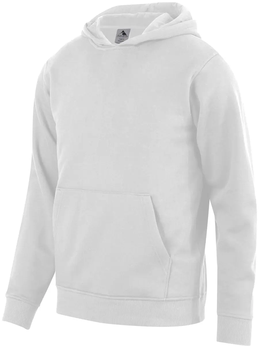 Augusta Youth 60/40 Fleece Hoodie in White