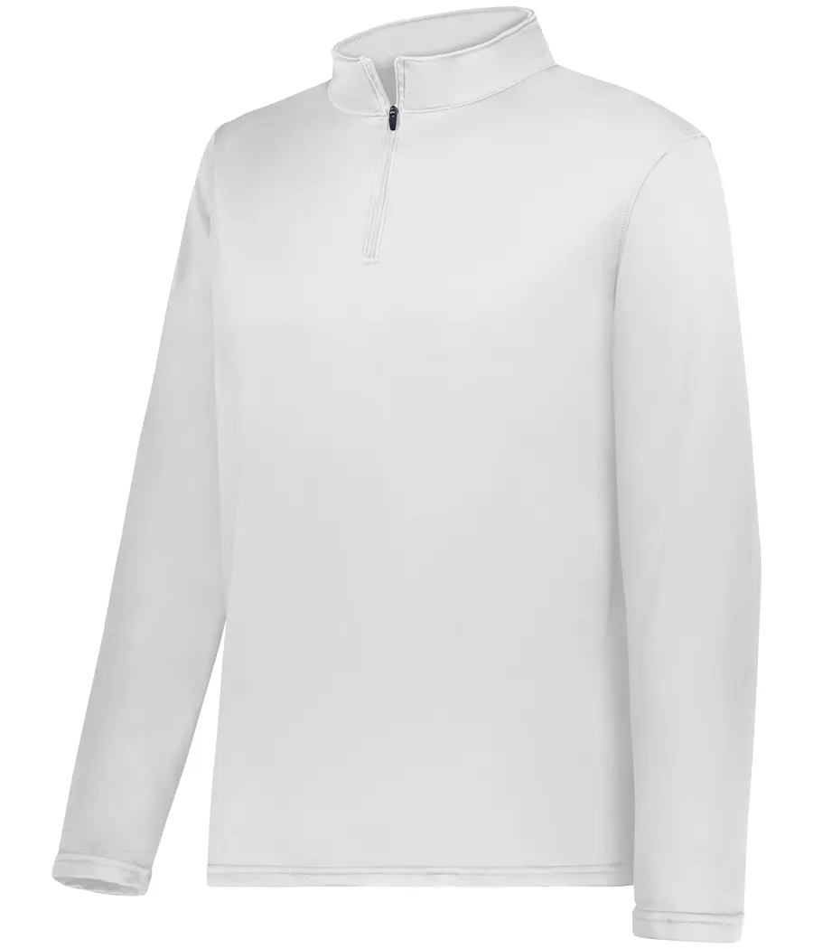 Augusta Youth Wicking Fleece Pullover in White