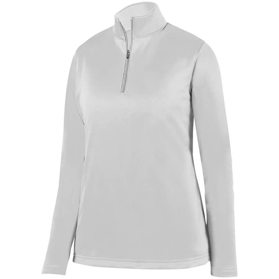 Augusta Ladies Wicking Fleece Pullover in White