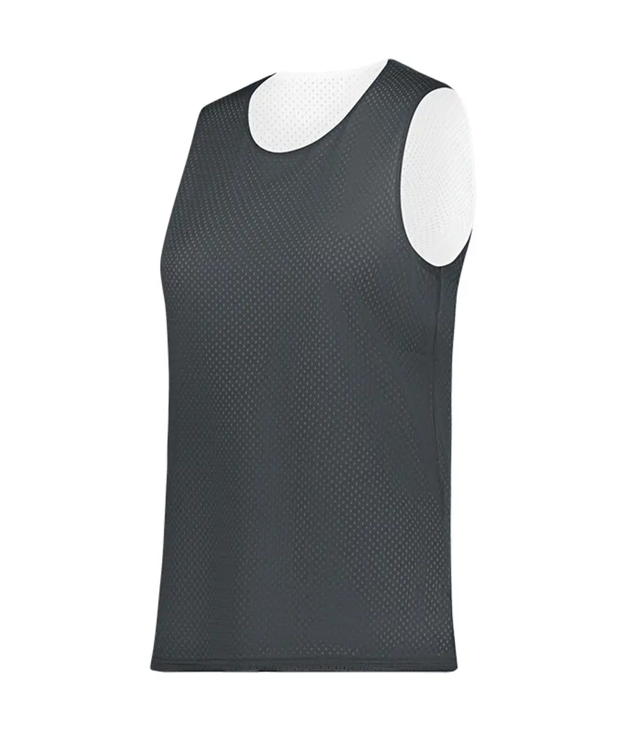 C2 Sport Ladies C2 Mesh Reversible Basketball Jersey in Graphite/White