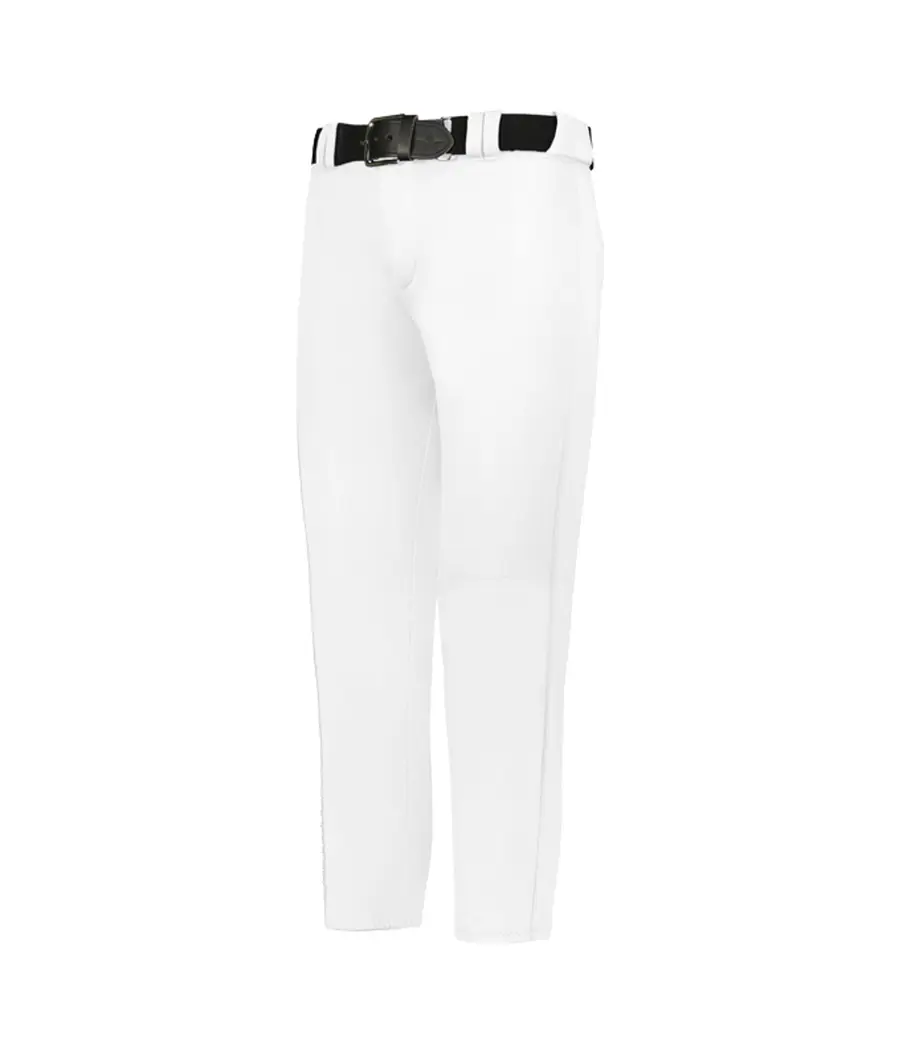 Alleson Athletic Girls Softball Pant With Belt Loops in White