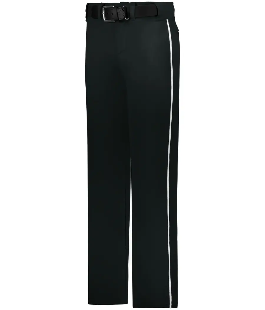 Alleson Athletic Baseball Pant With Braid in Black/White