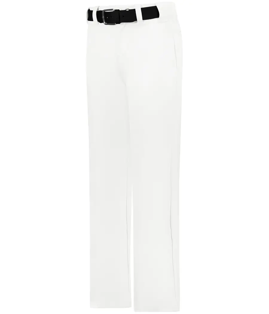 Alleson Athletic Open Bottom Baseball Pant in White