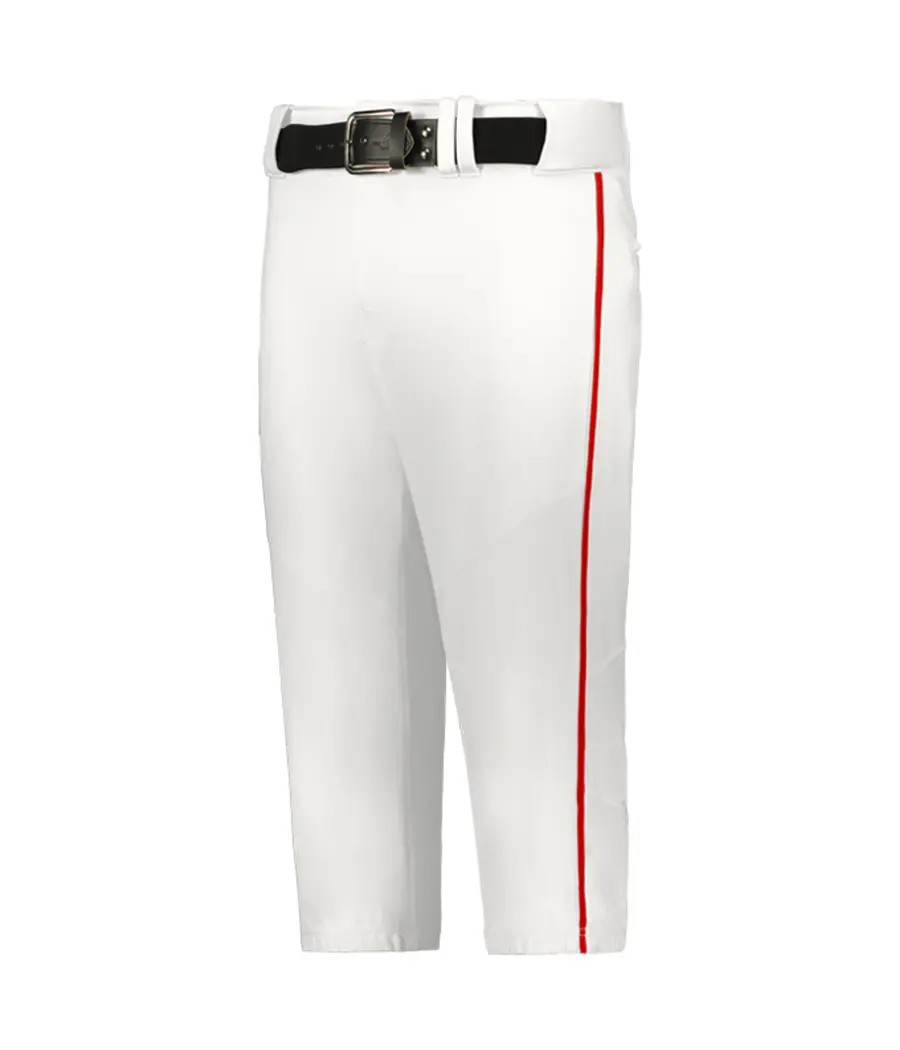 Alleson Athletic Youth Crush Baseball Knicker With Braid in White/Red